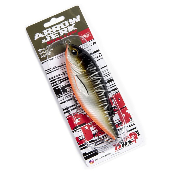 Воблер Lucky John BBS Original Arrow Jerk F 15 см 025