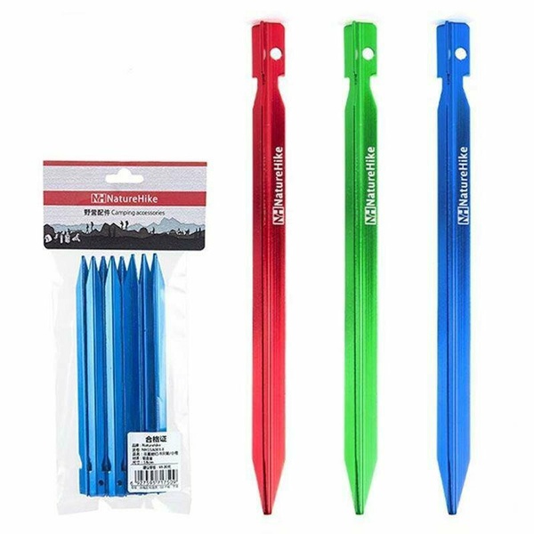 Колышки Naturehike NH17D026-D (алюминий, V-образные,8 шт)