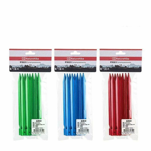 Колышки Naturehike NH17D026-D (алюминий, V-образные,8 шт)