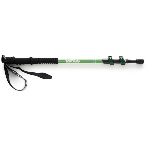 Палка треккинговая Naturehike ST01 6061 AL NH17D001-Z (3 узла) темно-зеленый/женские, 57-120 см