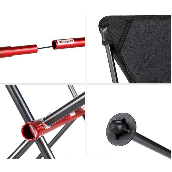 Стул Naturehike NH18Y050-Z (складной) светло-серый