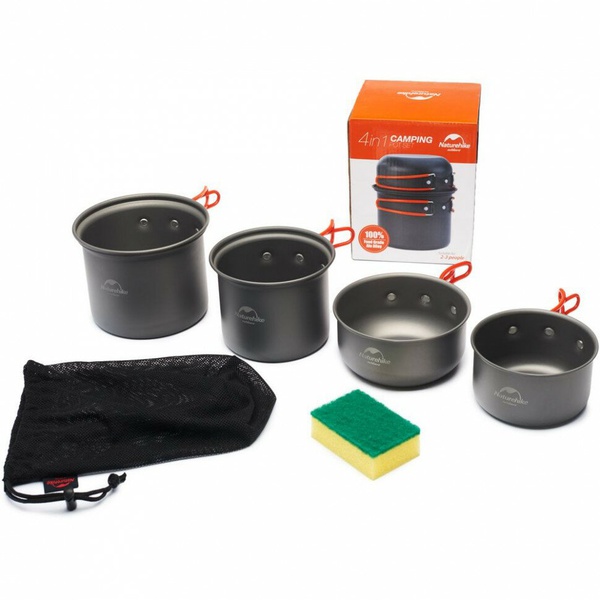 Набор посуды Naturehike NH15T401-G (4 предмета)