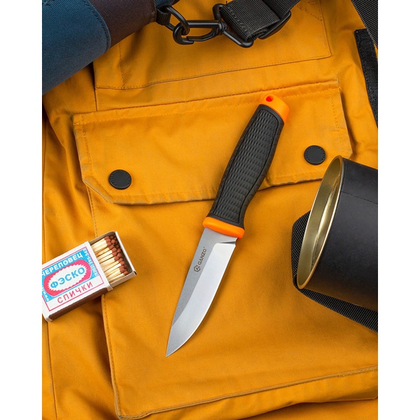 Нож Ganzo G806 черный c оранжевым