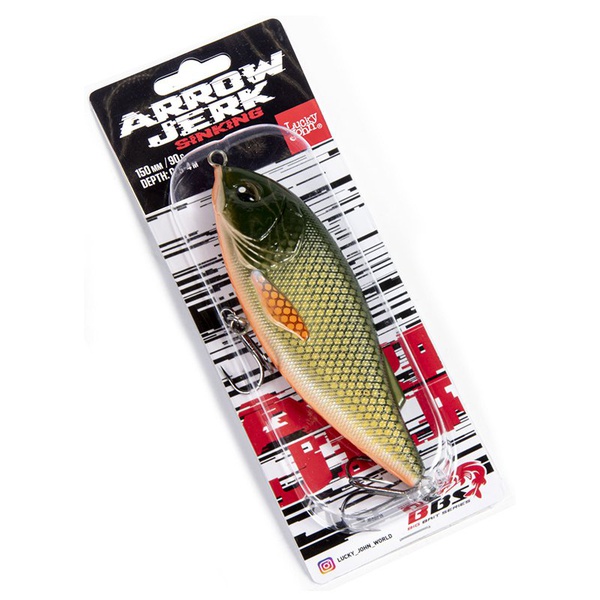 Воблер Lucky John BBS Original Arrow Jerk S 15 см 024