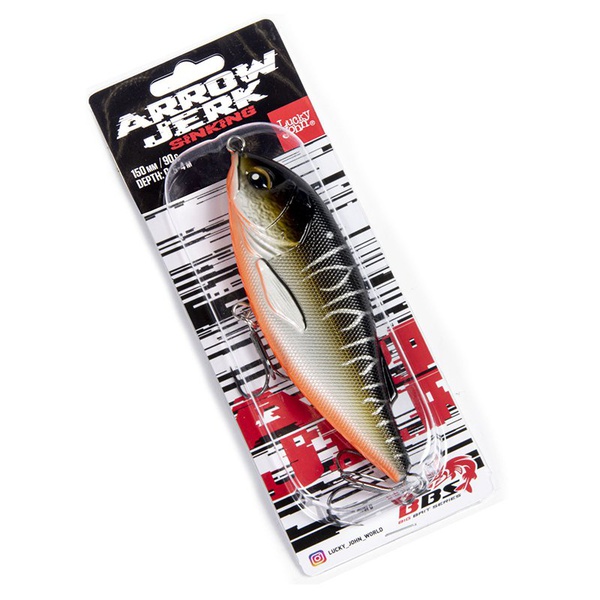 Воблер Lucky John BBS Original Arrow Jerk S 15 см 025