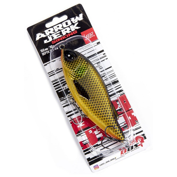 Воблер Lucky John BBS Original Arrow Jerk S 15 см 028