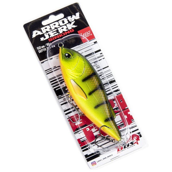 Воблер Lucky John BBS Original Arrow Jerk S 15 см 032