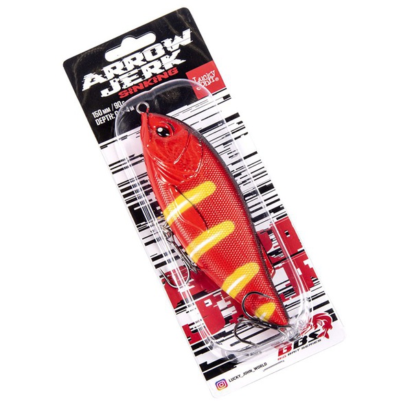 Воблер Lucky John BBS Original Arrow Jerk S 15 см 033
