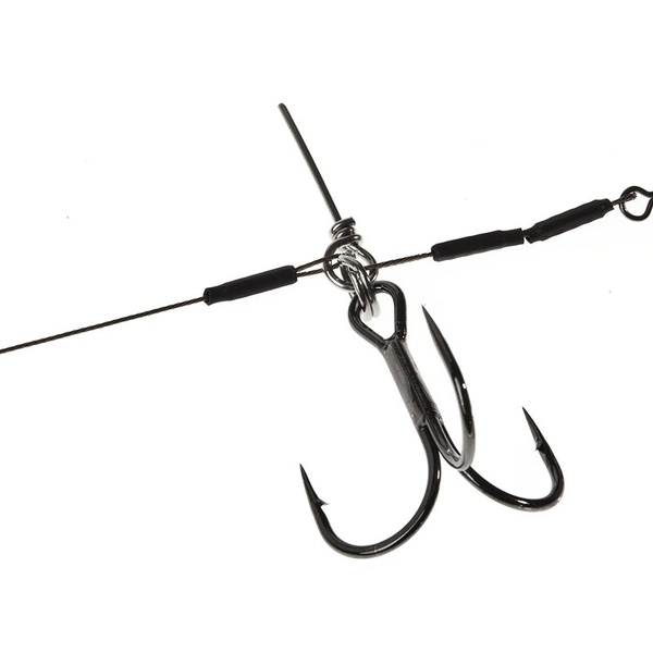 Виброхвост Lucky John 3D BBS Series Kubira Swim Shad 9" (22,8 см) 1шт+Stinger L PG28