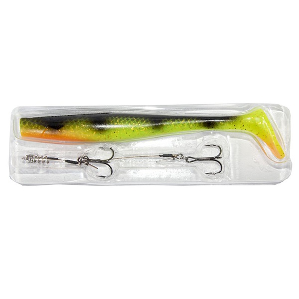 Виброхвост Lucky John 3D BBS Series Kubira Swim Shad 9" (22,8 см) 1шт+Stinger L PG41