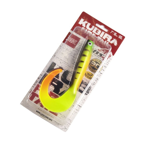 Твистеры Lucky John 3D BBS Series Kubira Fire Tail 7" (17,5 см) 1шт PG30