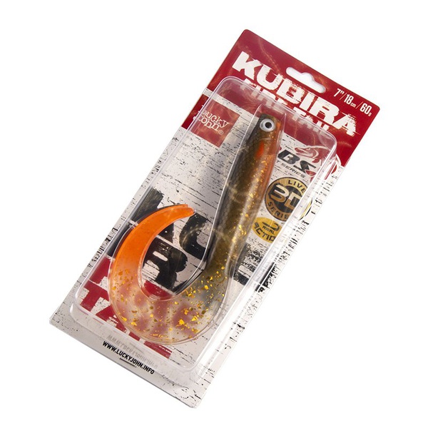 Твистеры Lucky John 3D BBS Series Kubira Fire Tail 7" (17,5 см) 1шт PG42