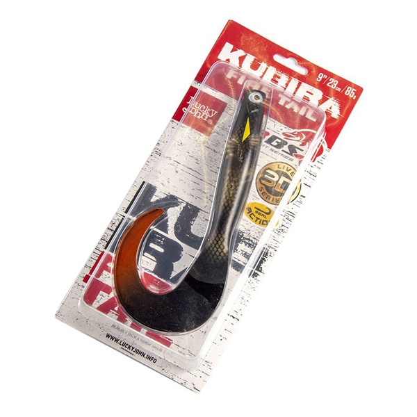 Твистеры Lucky John 3D BBS Series Kubira Fire Tail 9" (22,86 см) 1шт PG38