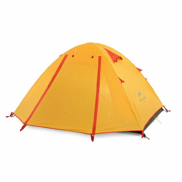 Палатка Naturehike P-Series NH18Z044-P 210T/65D (четырехместная) оранжевый