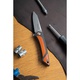 Нож складной Roxon K2 (сталь D2) коричневый. Фото 3