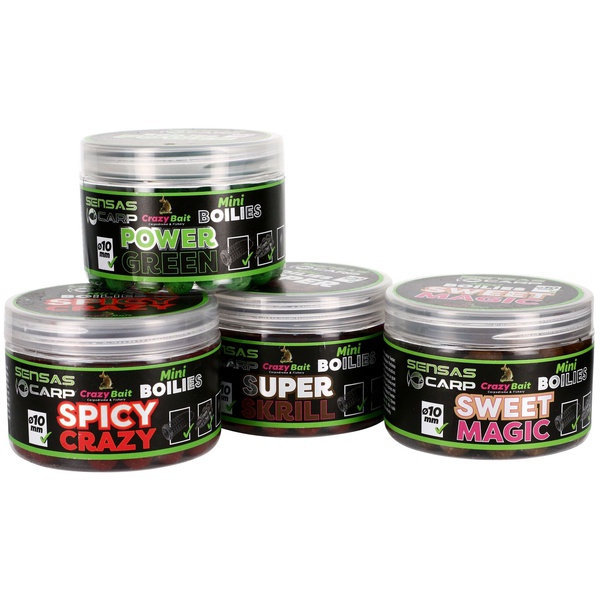 Мини бойлы Sensas Crazy Bait (10мм 0.08кг) Magic Fruity