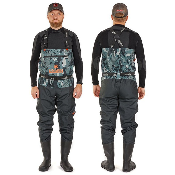 Полукомбинезон забродный Norfin Pilot Camo Bootfoot (с сапогами)