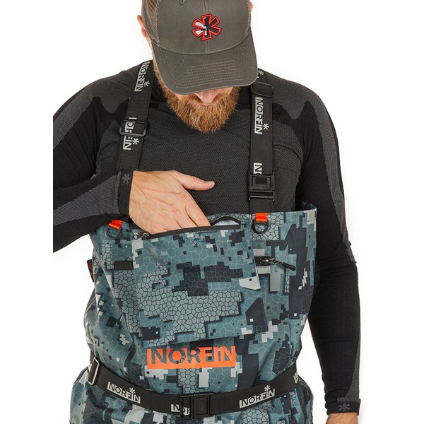 Полукомбинезон забродный Norfin Pilot Camo Bootfoot (с сапогами)