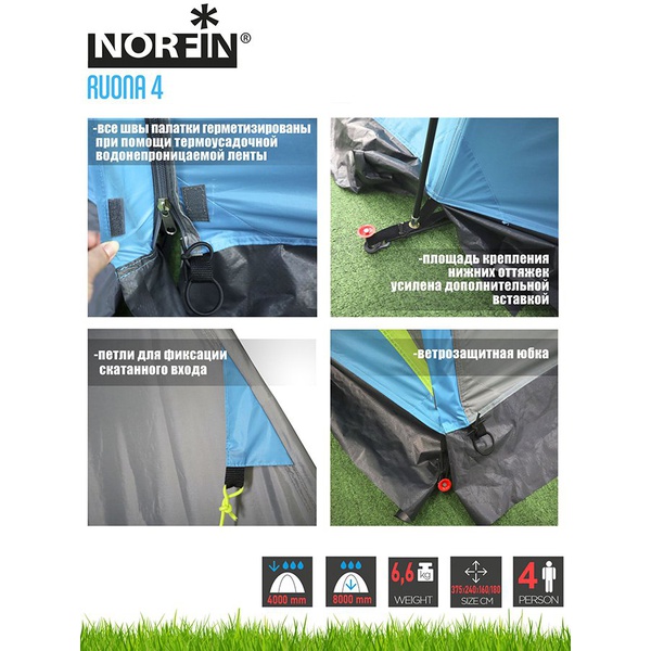 Палатка Norfin Ruona 4 NFL