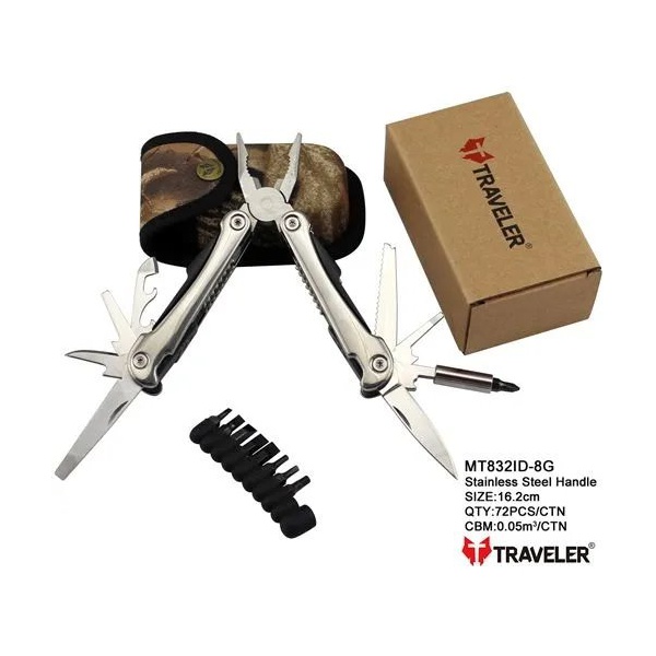 Мультитул Traveler MT832F-1-8G черный