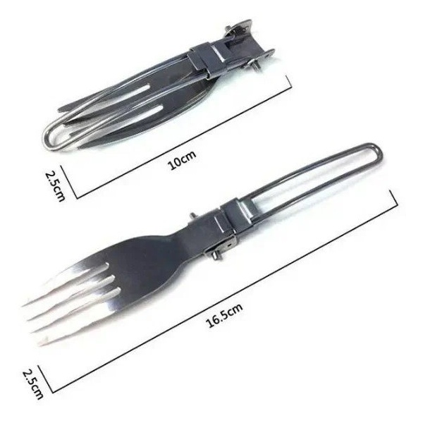 Набор столовых приборов Traveler A5009 (ложка, вилка, нож)