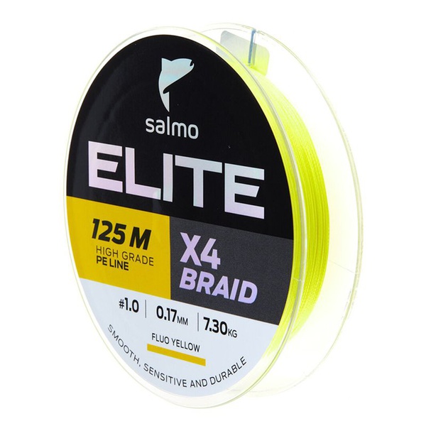 Леска плетёная Salmo Elite х4 Braid 125/017