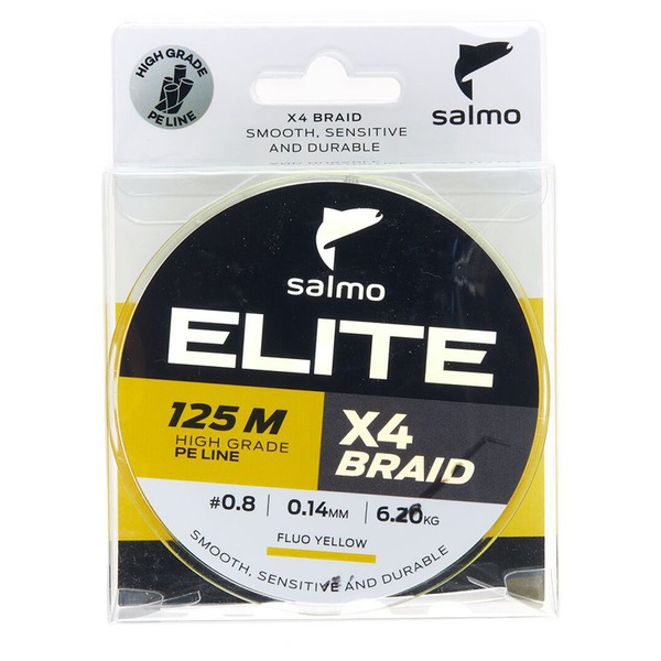 Леска плетёная Salmo Elite х4 Braid 125/014