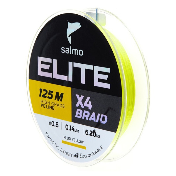 Леска плетёная Salmo Elite х4 Braid 125/014