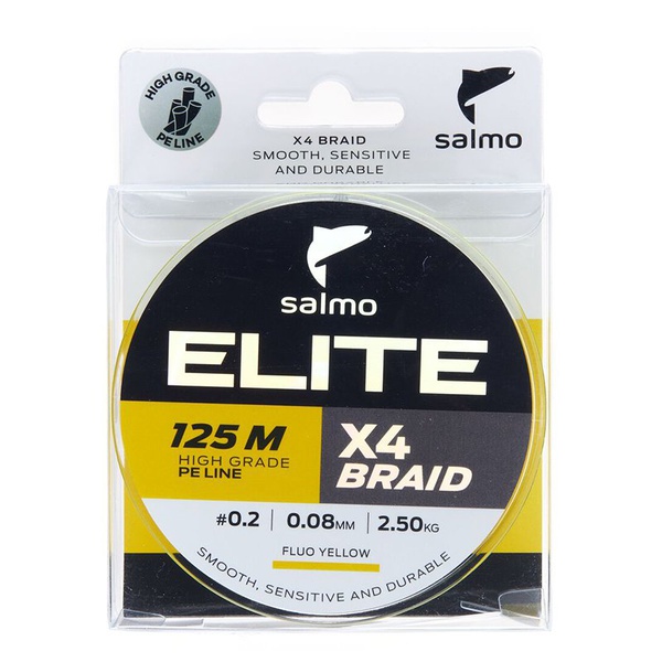 Леска плетёная Salmo Elite х4 Braid 125/008