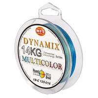 Леска плетёная WFT Kg Round Dynamix Multicolor, 300/016