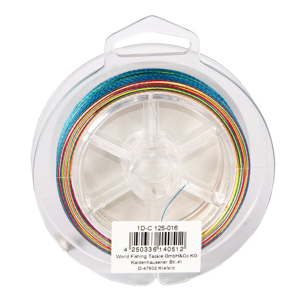 Леска плетёная WFT Kg Round Dynamix Multicolor, 300/016