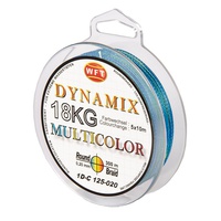 Леска плетёная WFT Kg Round Dynamix Multicolor, 300/020