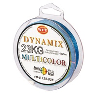 Леска плетёная WFT Kg Round Dynamix Multicolor, 300/025