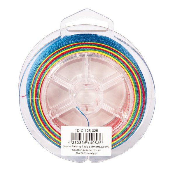 Леска плетёная WFT Kg Round Dynamix Multicolor, 300/025