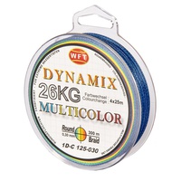Леска плетёная WFT Kg Round Dynamix Multicolor, 300/030