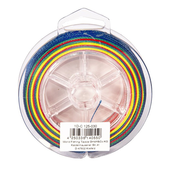 Леска плетёная WFT Kg Round Dynamix Multicolor, 300/030