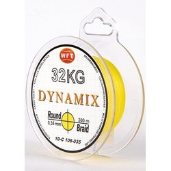 Леска плетёная WFT Kg Round Dynamix Yellow, 300/035