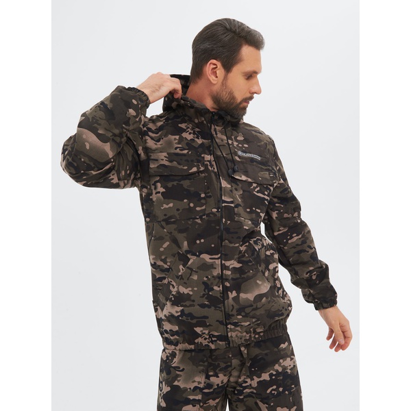 Костюм Huntsman Стрелок Чёрный мультикам, тк. смесовая сорочка