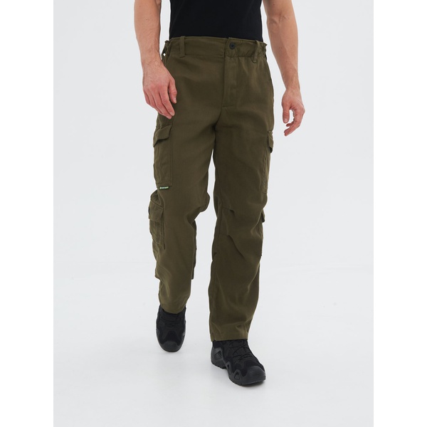 Брюки Huntsman Крафт Хаки, тк. смесовая