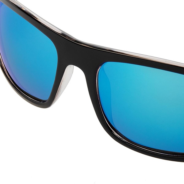 Очки поляризационные Nisus N-OP-LZ0308-B (в жест.чехле) черный/брызги/синие линзы