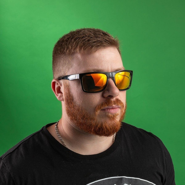 Очки поляризационные Nisus N-OP-LZ0308-O (в жест.чехле) черный /оранжевые линзы