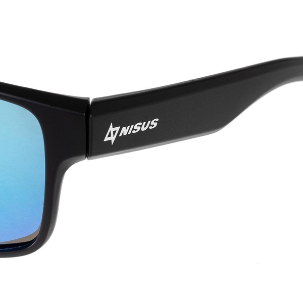 Очки поляризационные Nisus N-OP-LZ0471-B (в жест.чехле) черный/синие линзы