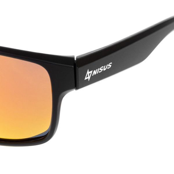 Очки поляризационные Nisus N-OP-LZ0471-O (в жест.чехле) черный/оранжевые линзы