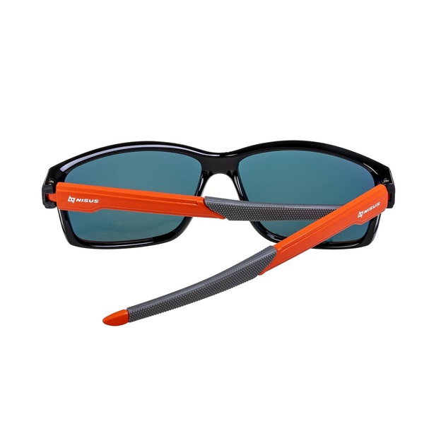 Очки поляризационные Nisus N-OP-PF2015-O (в жест.чехле) черный/оранжевый/оранжевые линзы