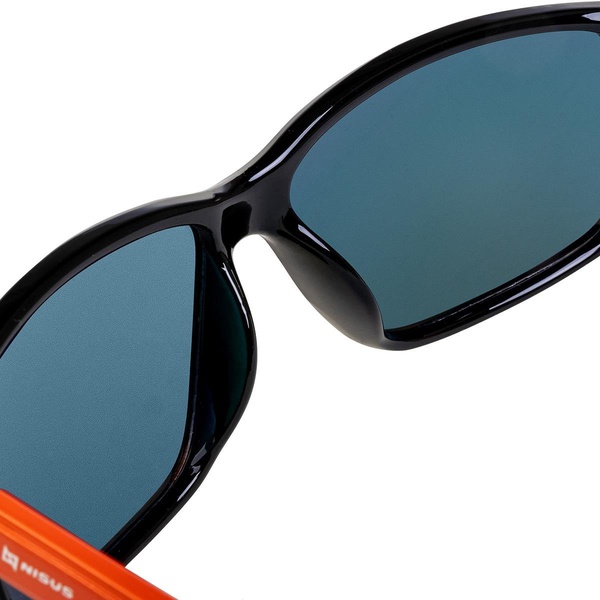 Очки поляризационные Nisus N-OP-PF2015-O (в жест.чехле) черный/оранжевый/оранжевые линзы