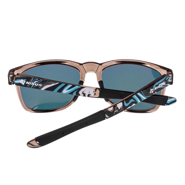 Очки поляризационные Nisus N-OP-TF2038-O (в жест.чехле) абстракция/оранжевые линзы