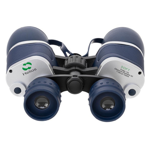Бинокль Helios 10х50 (HS 10х50) синий/серебристый