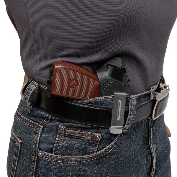 Кобура Helios поясная к ПМ универсальная с пружиной для скрытого ношения (HS-ПК-7ч) черный