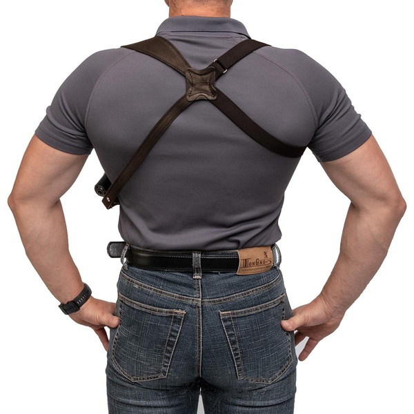 Кобура Helios опер. под ПМ гориз. на резинке (HS-ОК-2/2br) коричневый