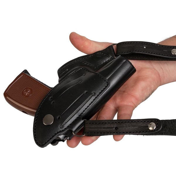 Кобура Helios опер. под ПМ гориз. на резинке (HS-ОК-2/2bl) черный